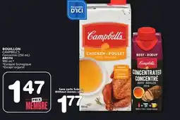Marches Tradition CAMPBELL'S Concentré (250 mL) BROTH BROTH 900 mL offer