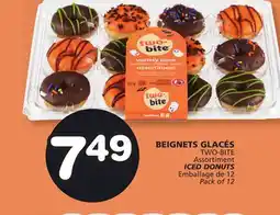 Marches Tradition TWO-BITE ICED DONUTS offer