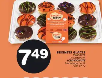 Marches Tradition TWO-BITE ICED DONUTS offer
