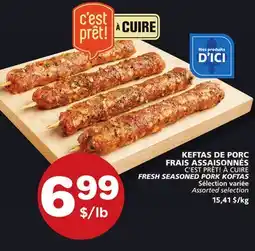 Marches Tradition FRESH SEASONED PORK KOFTAS C'EST PRÊT! À CUIRE offer