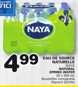 Marches Tradition NAYA NATURAL SPRING WATER offer