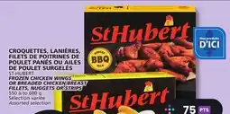 Marches Tradition ST-HUBERT FROZEN CHICKEN WINGS OR BREADED CHICKEN BREAST FILLETS, NUGGETS OR STRIPS offer