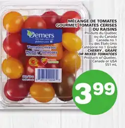 Marches Tradition CHERRY , GRAPE OR MIXED TOMATOES offer