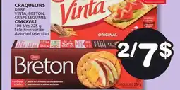 Marches Tradition DARE VINTA, BRETON, CRISPS LÉGUMES CRACKERS offer