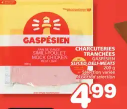 Marches Tradition GASPÉSIEN SLICED DELI-MEATS offer