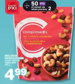 Marches Tradition COMPLIMENTS TRAIL MIX offer