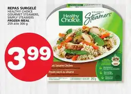 Marches Tradition HEALTHY CHOICE GOURMET STEAMERS, SIMPLY STEAMERS offer