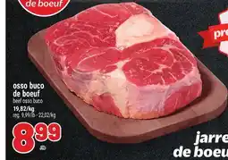 Metro OSSO BUCO DE BOEUF | BEEF OSSO BUCO offer