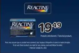 Brunet REACTINE Produits sélectionnés offer
