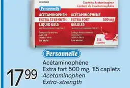 Brunet PERSONNELLE Acétaminophène Extra fort 500mg offer