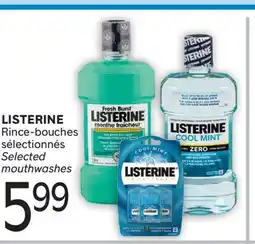 Brunet LISTERINE Rince-bouches sélectionnés offer