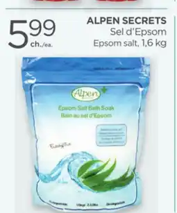 Proxim ALPEN SECRETS Epsom salt offer