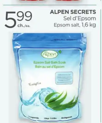 Proxim ALPEN SECRETS Epsom salt offer