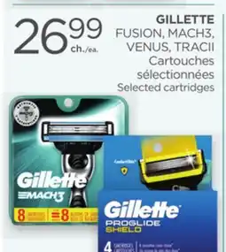 Proxim GILLETTE FUSION, MACH3, VENUS, TRACII Selected cartridges offer