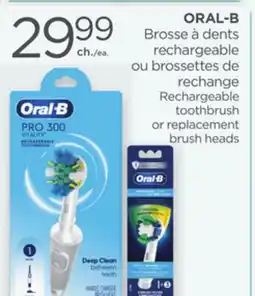 Proxim ORAL-B Rechargeable toothbrush or replacement brush heads offer