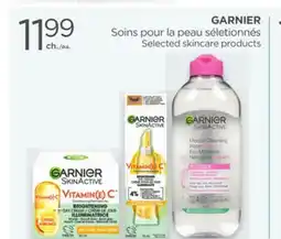 Proxim GARNIER Selected skincare products offer