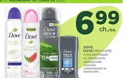 Proxim DOVE, DOVE MEN+CARE Selected antiperspirants or deodorants offer