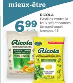 Proxim RICOLA Selected cough lozenges offer