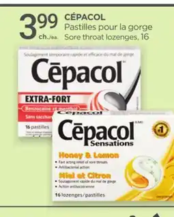 Proxim CÉPACOL Sore throat lozenges offer