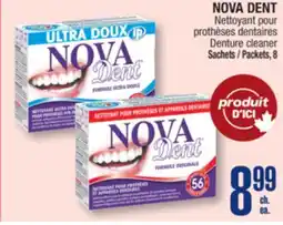 Jean Coutu NOVA DENT Denture cleaner offer