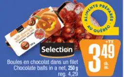 Jean Coutu SELECTION Chocolate balls in a net offer
