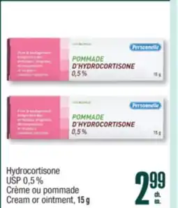 Jean Coutu PERSONNELLE Hydrocortisone USP 0,5 % Cream or ointment offer