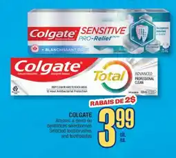 Jean Coutu COLGATE Selected toothbrushes and toothpastes offer