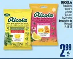Jean Coutu RICOLA Cough lozenges offer