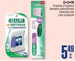 Jean Coutu G•U•M Selected oral care products offer