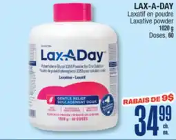 Jean Coutu LAX-A-DAY Laxative powder offer