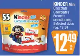 Jean Coutu KINDER Mini Chocolats offer