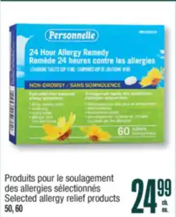 Jean Coutu PERSONNELLE Selected allergy relief products offer