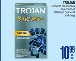 Jean Coutu TROJAN Selected condoms and rings offer