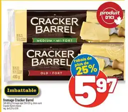 Marché Richelieu FROMAGE CRACKER BARREL | CRACKER BARREL CHEESE offer