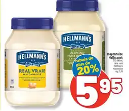 Marché Richelieu MAYONNAISE HELLMANN'S | HELLMANN'S MAYONNAISE offer