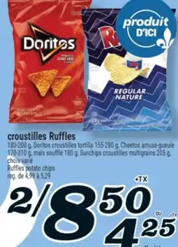 Marché Richelieu CROUSTILLES RUFFLES | RUFFLES POTATO CHIPS offer