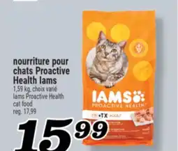 Marché Richelieu NOURRITURE POUR CHATS PROACTIVE HEALTH IAMS | IAMS PROACTIVE HEALTH CAT FOOD offer