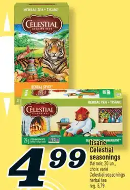 Marché Richelieu TISANE CELESTIAL SEASONINGS | CELESTIAL SEASONINGS HERBAL TEA offer