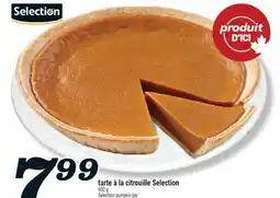Marché Richelieu TARTE À LA CITROUILLE SELECTION | SELECTION PUMPKIN PIE offer