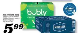 Marché Richelieu EAU PÉTILLANTE BUBLY | BUBLY SPARKLING WATER offer
