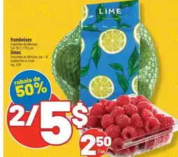Marché Richelieu FRAMBOISES | LIMES offer