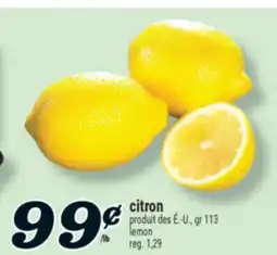 Marché Richelieu CITRON | LEMON offer