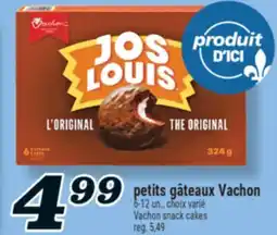 Marché Richelieu PETITS GÂTEAUX VACHON | VACHON SNACK CAKES offer
