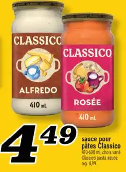 Marché Richelieu SAUCE POUR PÂTES CLASSICO | CLASSICO PASTA SAUCE offer