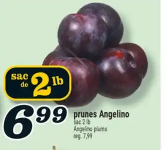 Marché Richelieu PRUNES ANGELINO | ANGELINO PLUMS offer