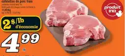 Marché Richelieu CÔTELETTES DE PORC FRAIS | FRESH PORK LOIN CHOPS, CENTER CUT BONE-IN offer