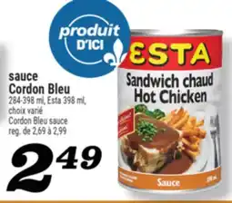 Marché Richelieu SAUCE CORDON BLEU | CORDON BLEU SAUCE offer