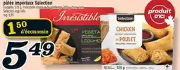 Marché Richelieu PÂTÉS IMPÉRIAUX SELECTION | SELECTION EGG ROLLS offer