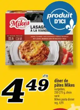 Marché Richelieu DÎNER DE PÂTES MIKES | MIKES PASTA DINNER offer