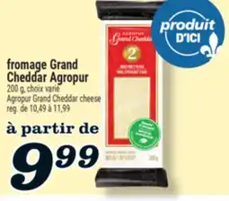 Marché Richelieu FROMAGE GRAND CHEDDAR AGROPUR | AGROPUR GRAND CHEDDAR CHEESE offer
